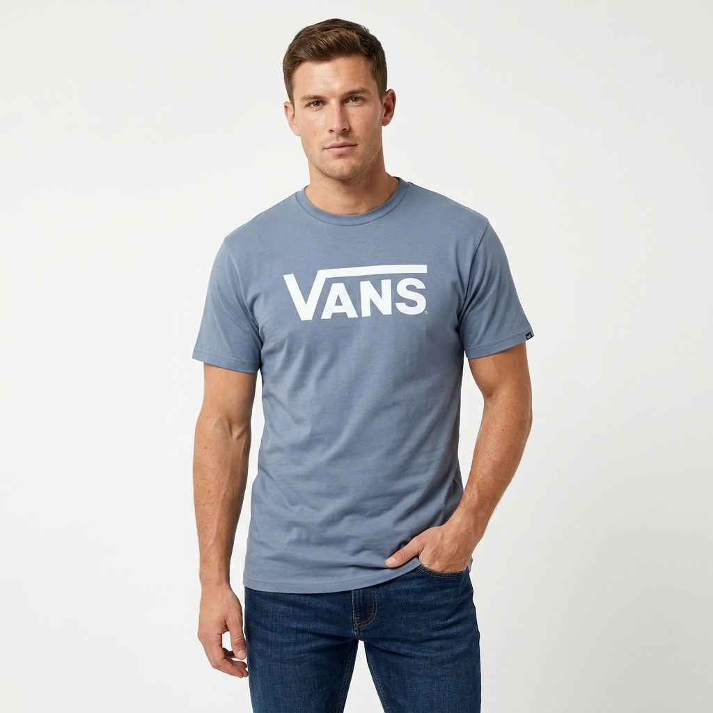2457845 Vans T-Shirt Azzurra Uomo