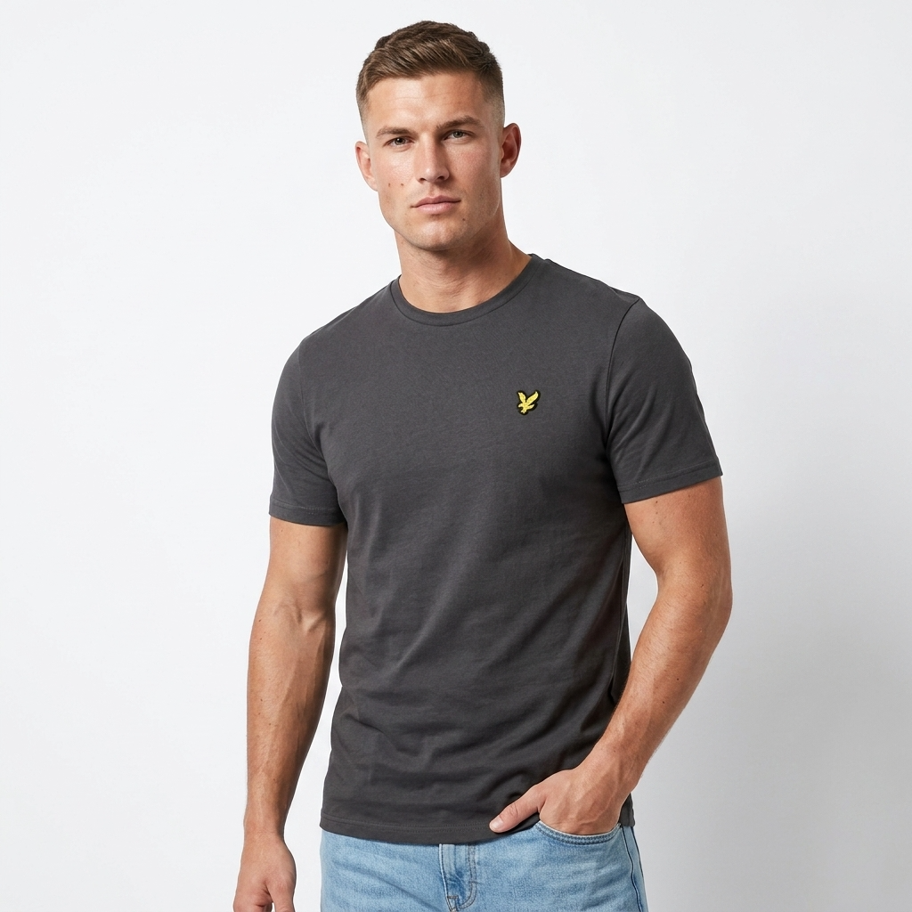 2341737 Lyle & Scott T-Shirt Grigio Uomo