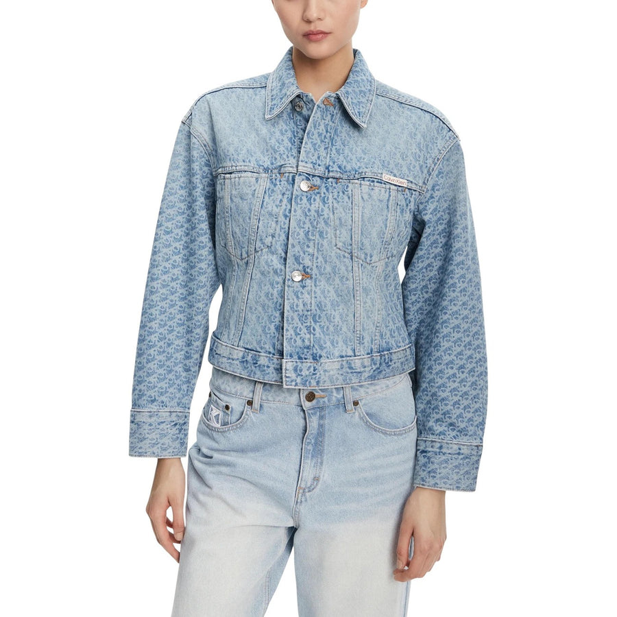 Cinched Trucker Monogram All Over Jacket Giacca Donna