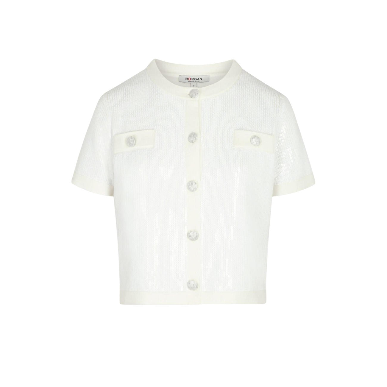 514279 Morgan De Toi Cardigan Bianco Donna Primavera/Estate