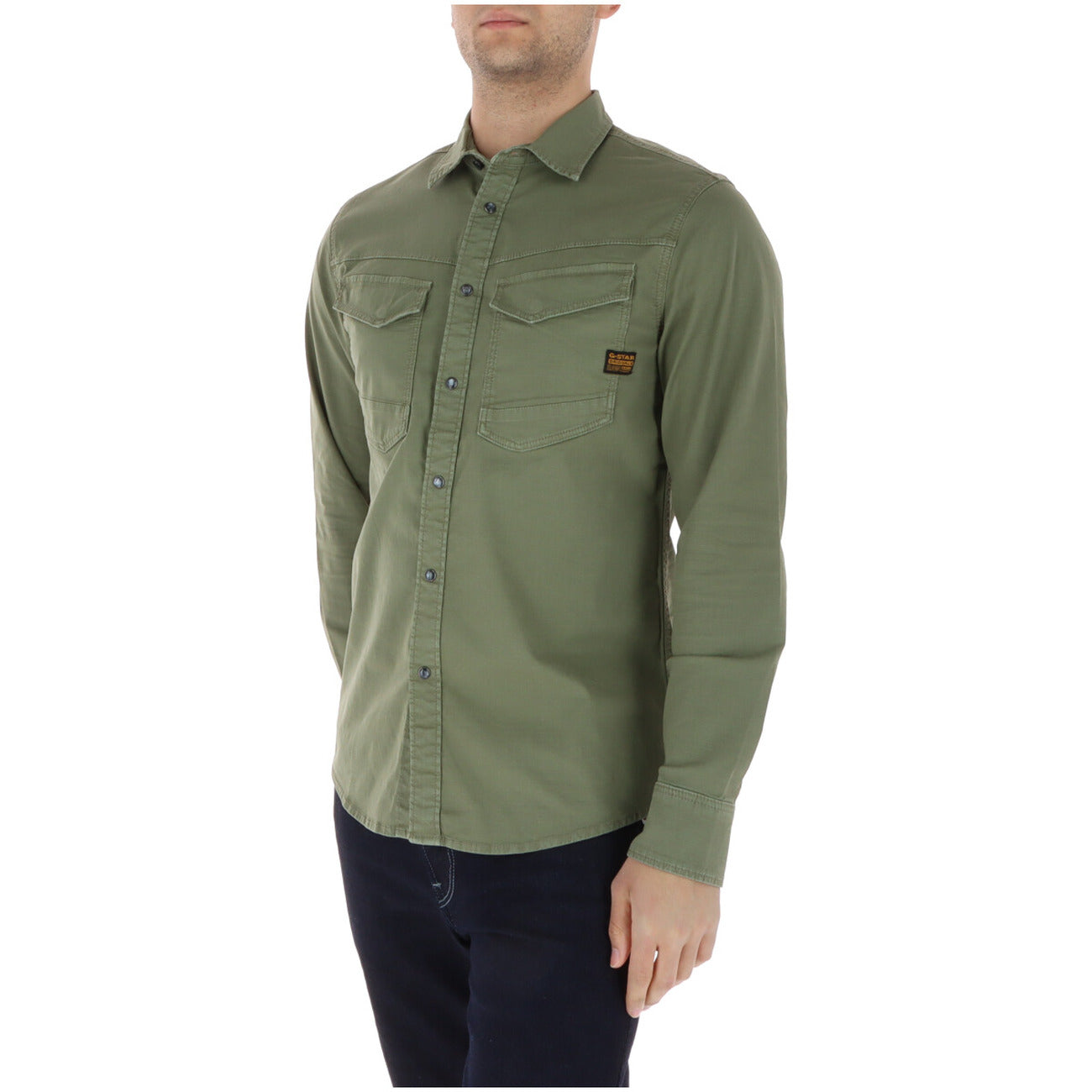 2457973 G-Star Camicia Verde Uomo