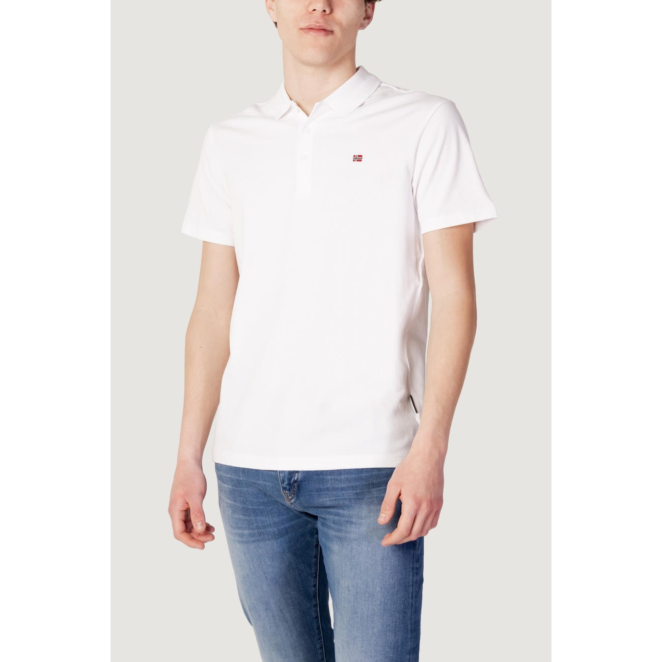 2422802 Napapijri Polo Bianco Uomo