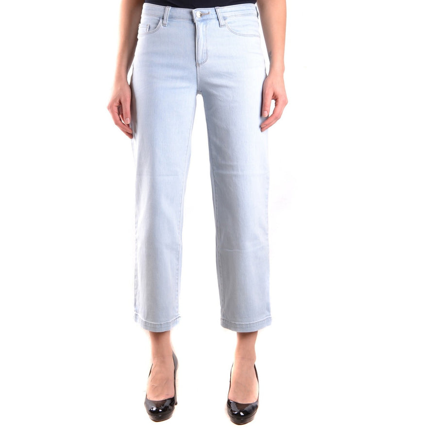 Slim Cropped Light Blue