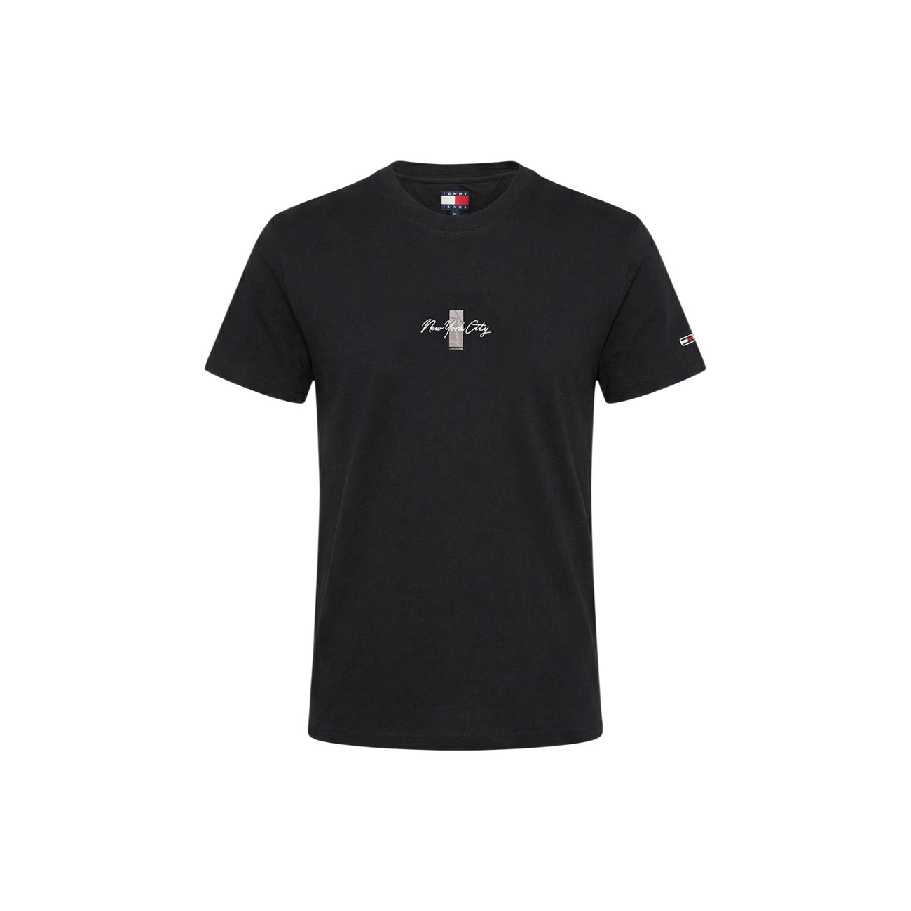 2453227 Tommy Hilfiger Jeans T-Shirt Nera Uomo