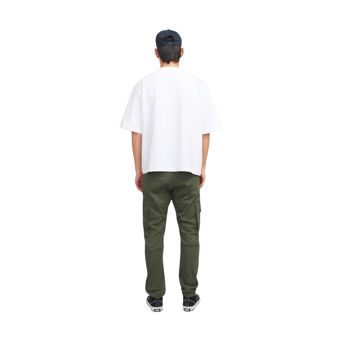 425071 Jack & Jones Pantaloni Verde Cotone Uomo