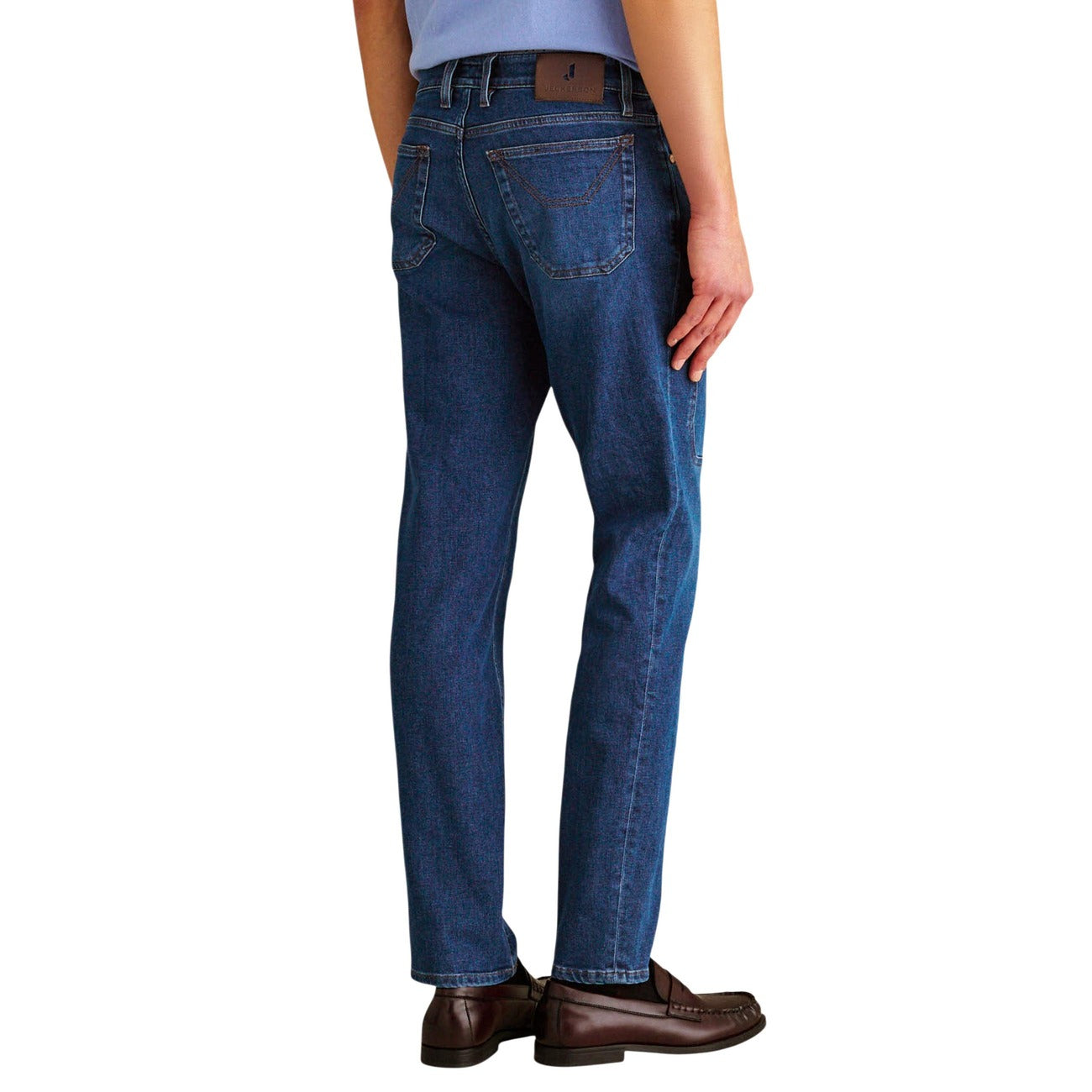 2458701 Jeckerson Jeans Blu Cotone Organico Uomo