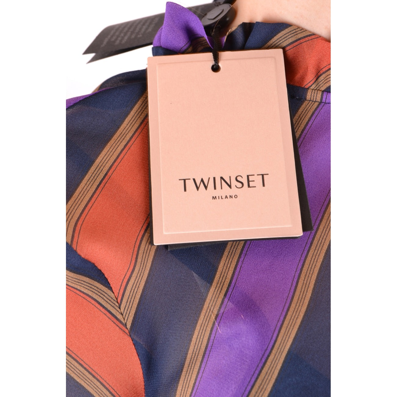 487479 Twinset Simona Barbieri Abito Multicolore Donna