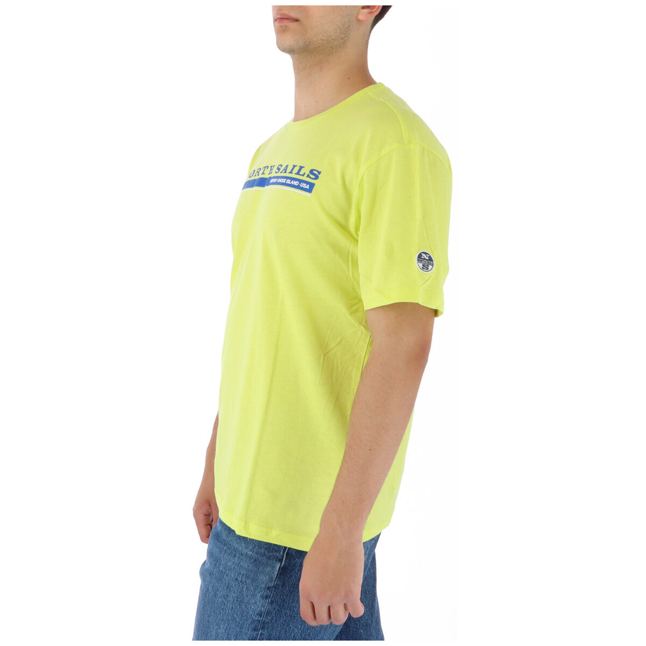 423770 North Sails T-Shirt Giallo Stampa Uomo