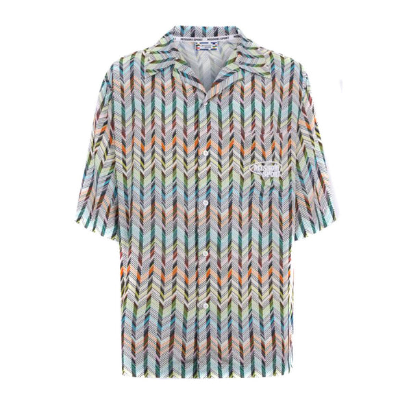 Sport Camicia Zig Zag Uomo