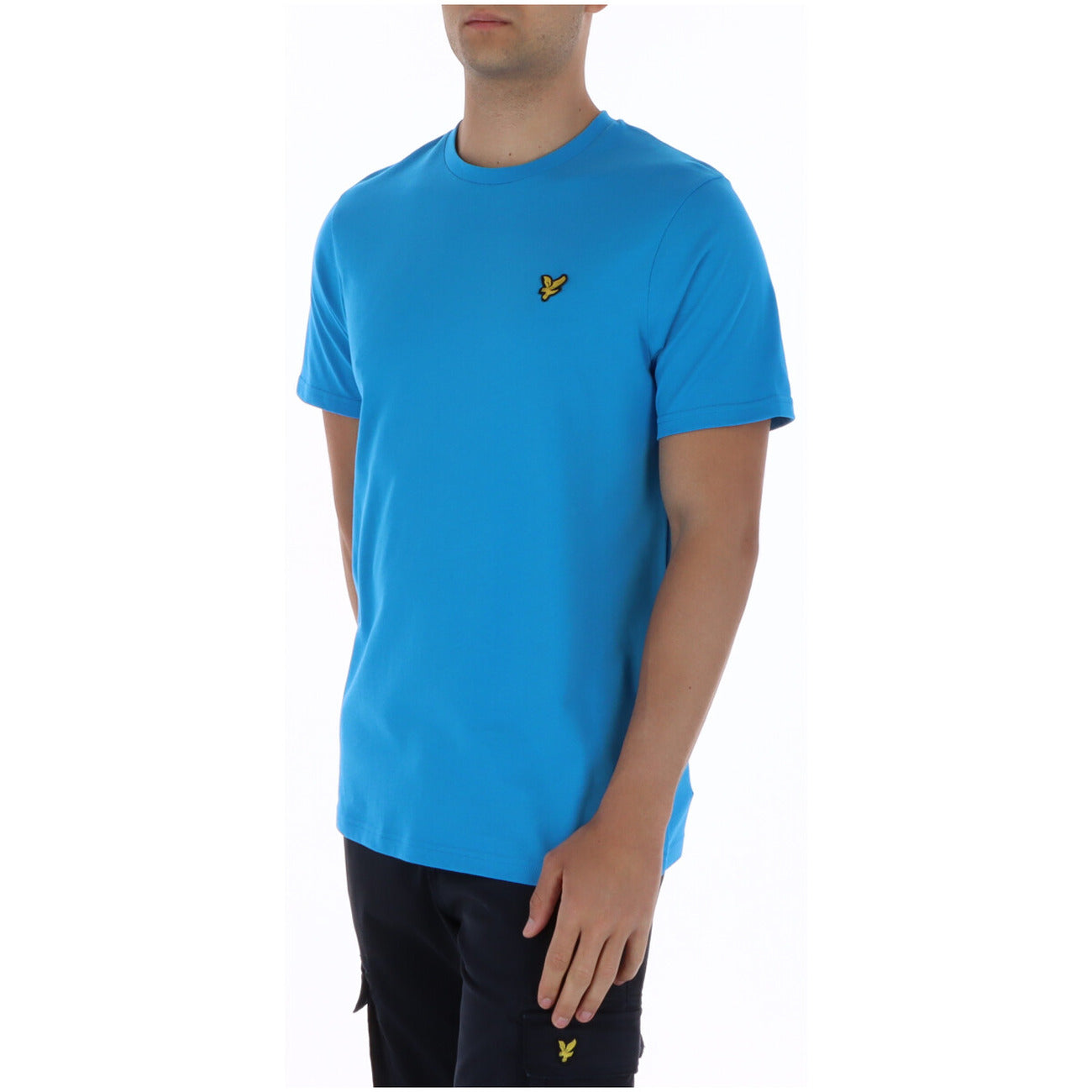 2461296 Lyle & Scott T-Shirt Turchese Uomo
