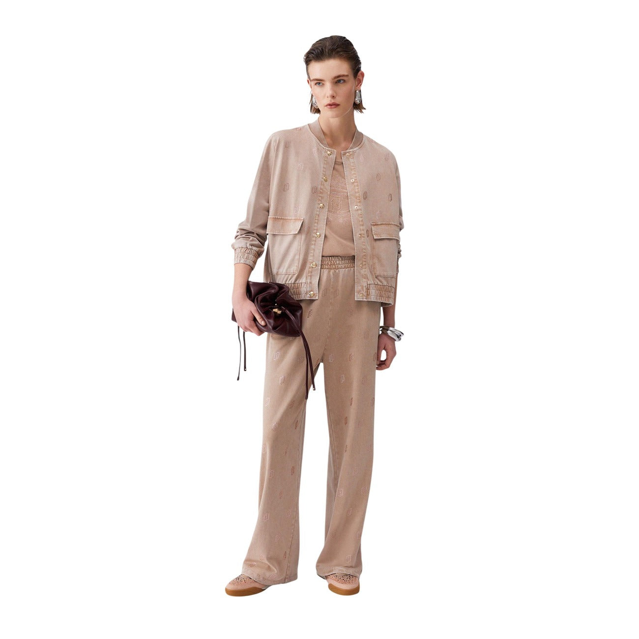 512142 Liu Jo Pantaloni Beige Donna Primavera/Estate