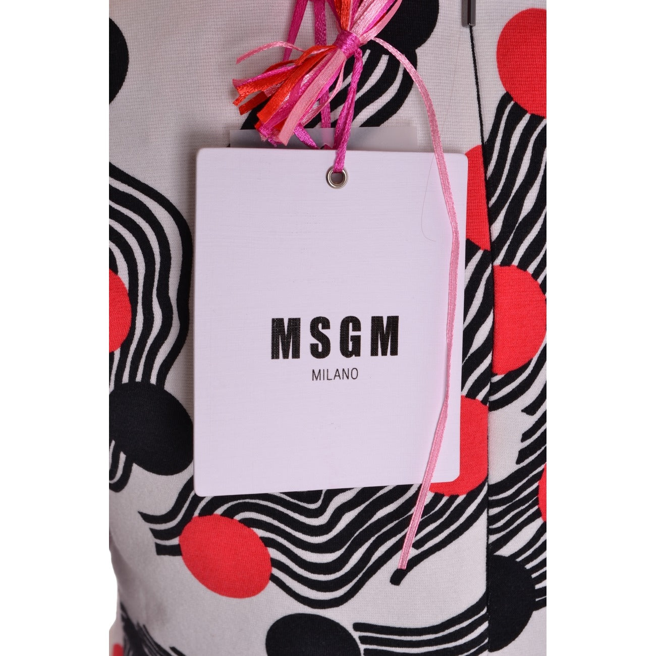 2432248 MSGM Maglia Bianca Pois Donna