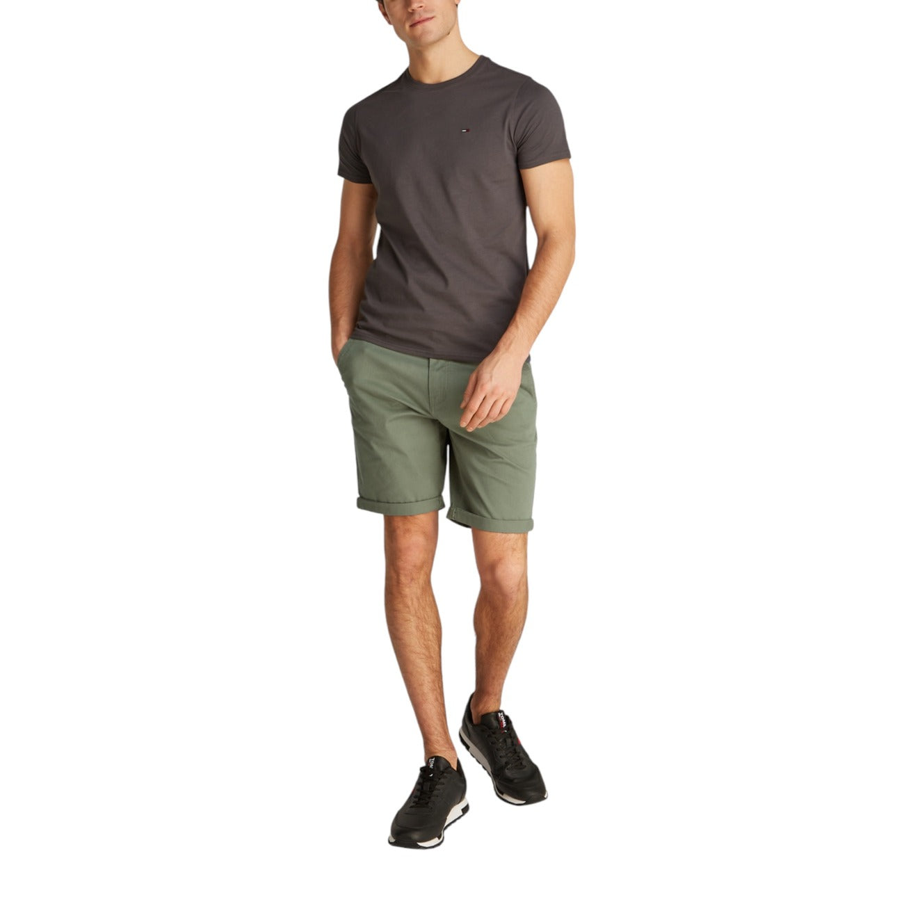 2420629 Tommy Hilfiger Jeans Bermuda Verde Uomo