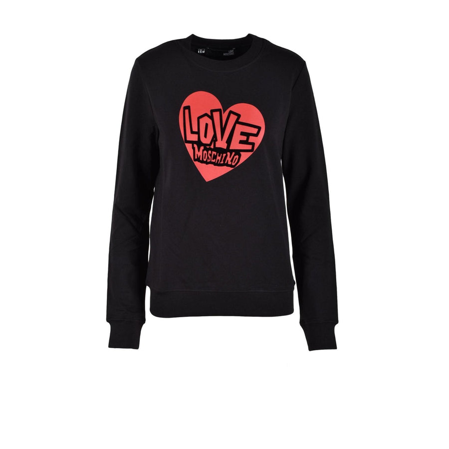 Felpa Girocollo Slim Fit L con Stampa Brand Heart