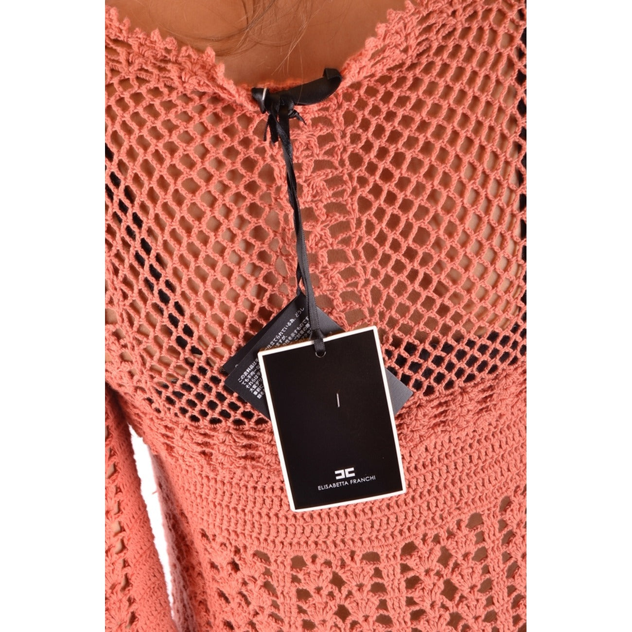 486616 Elisabetta Franchi Abito Arancione Donna Primavera/Estate