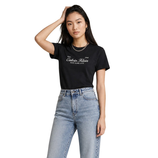 Archive Script Institutional Tee J20J218994 T-Shirt Donna