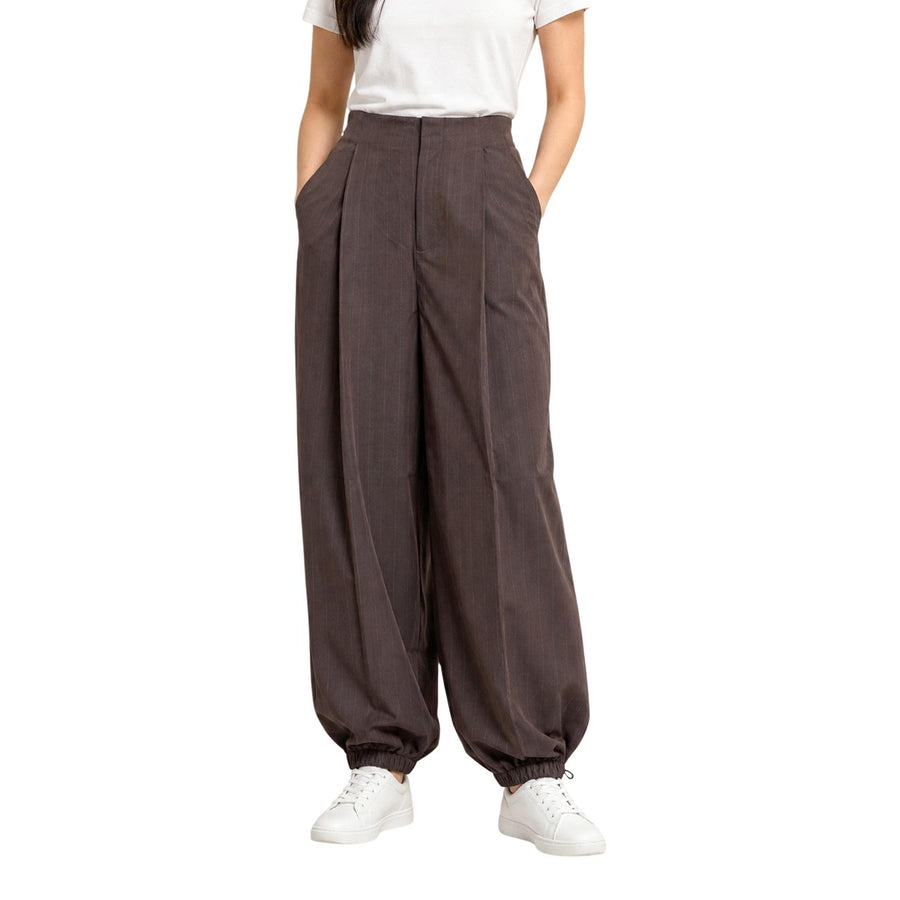 Pantaloni Donna Onlrumba-Alden Mw Pinst Balloon Pant Tlr