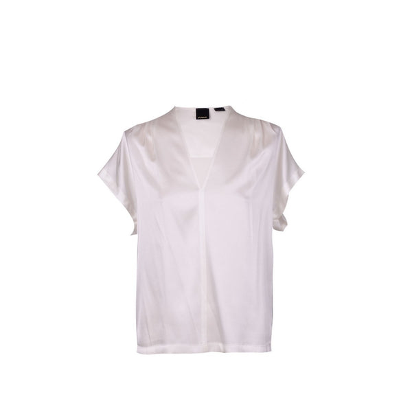 Blusa Smanicata in Raso di Seta "Breve"
