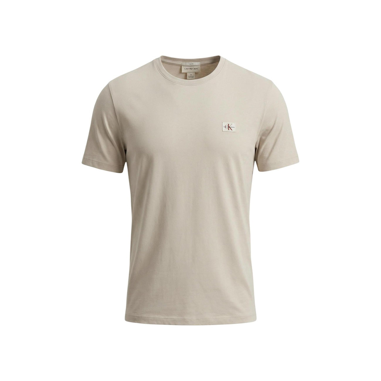2453560 Calvin Klein Jeans T-Shirt Beige Uomo