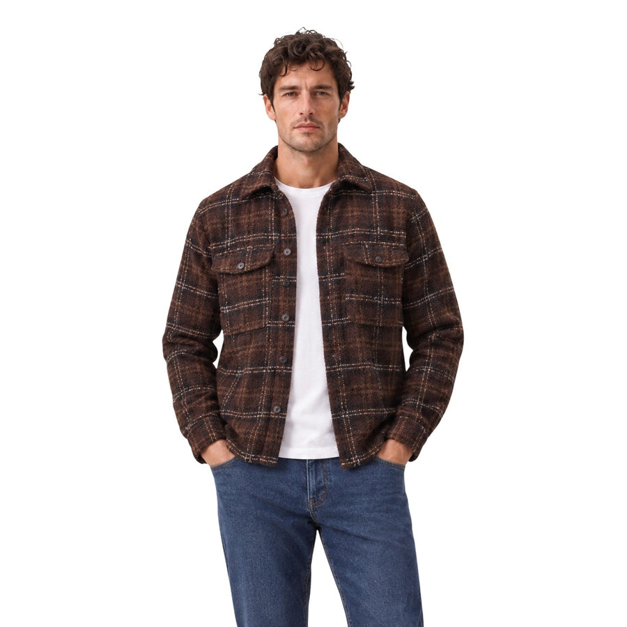 Onsluigi Long Sleeve Bouclé Regular Overshirt Camicia Uomo