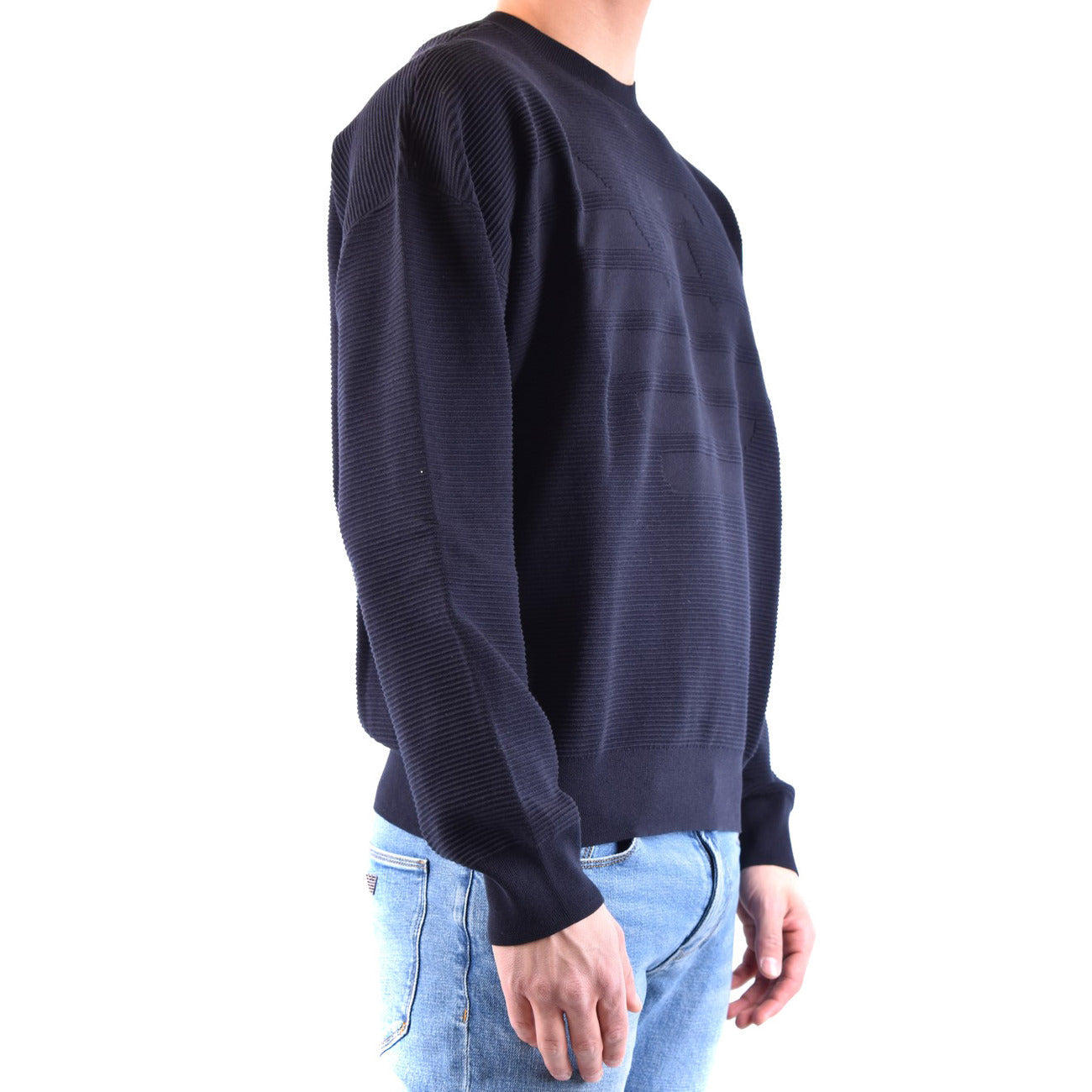 2425307 Emporio Armani Maglia Blu Cotone Uomo