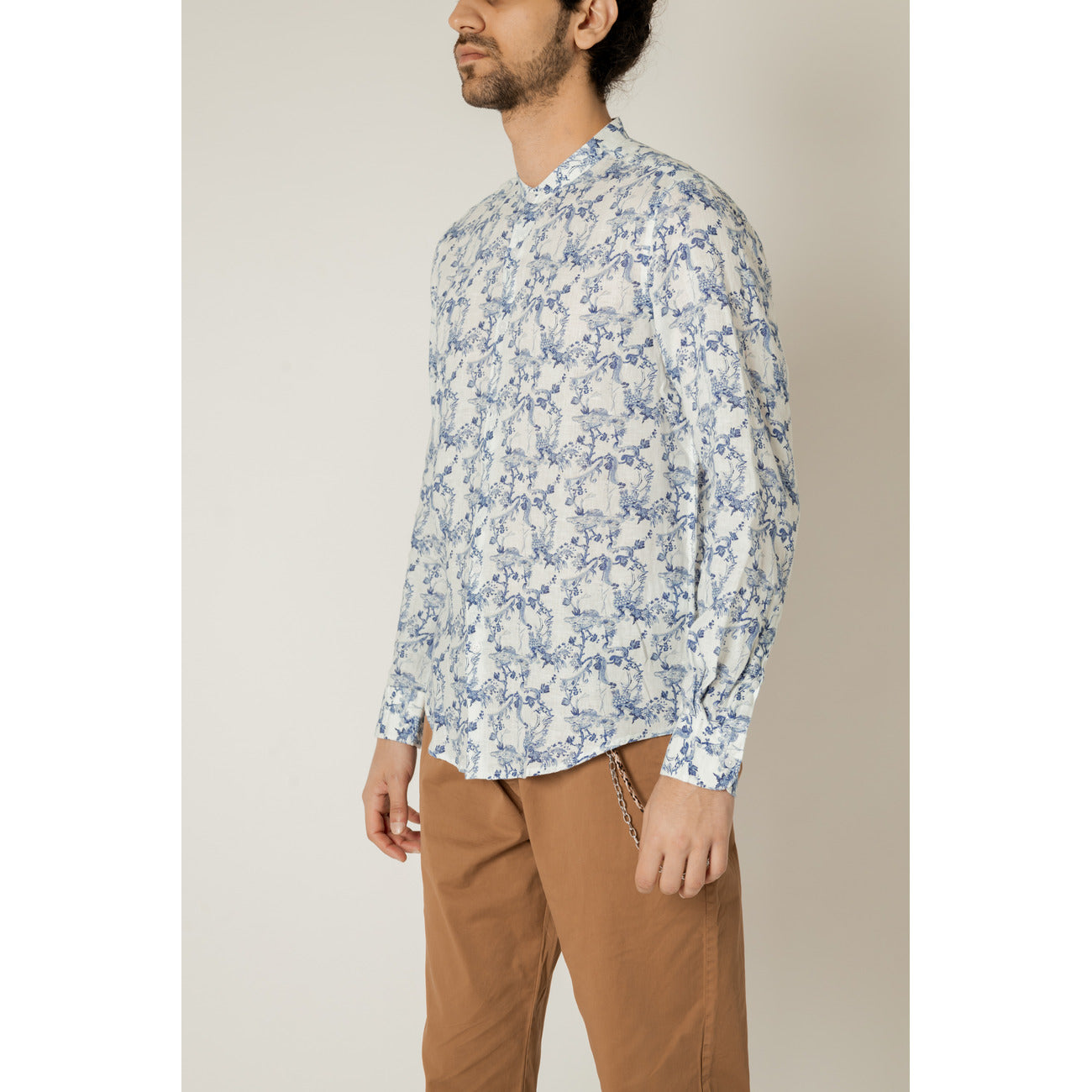 2215446 Gianni Lupo Camicia Blu Uomo