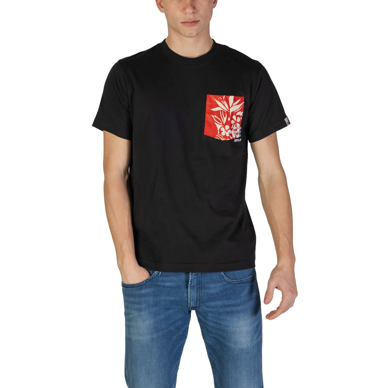 2371882 Replay T-Shirt Nera Uomo