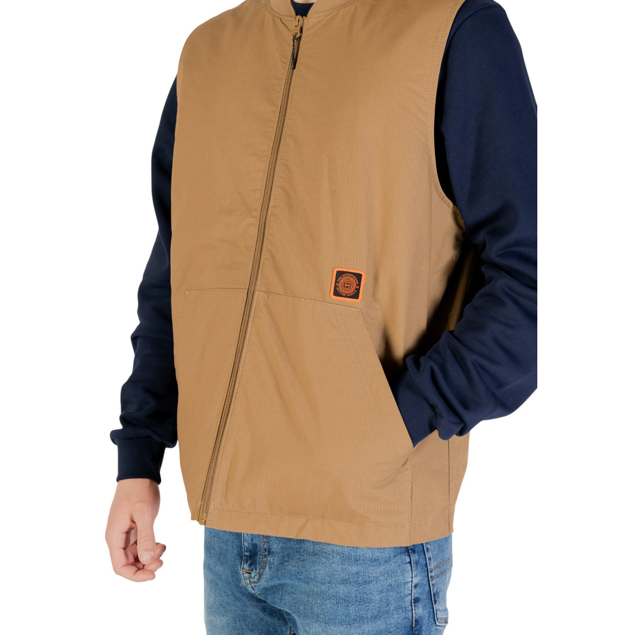2422434 Vans Gilet Beige Cotone Maniche Lunghe Uomo