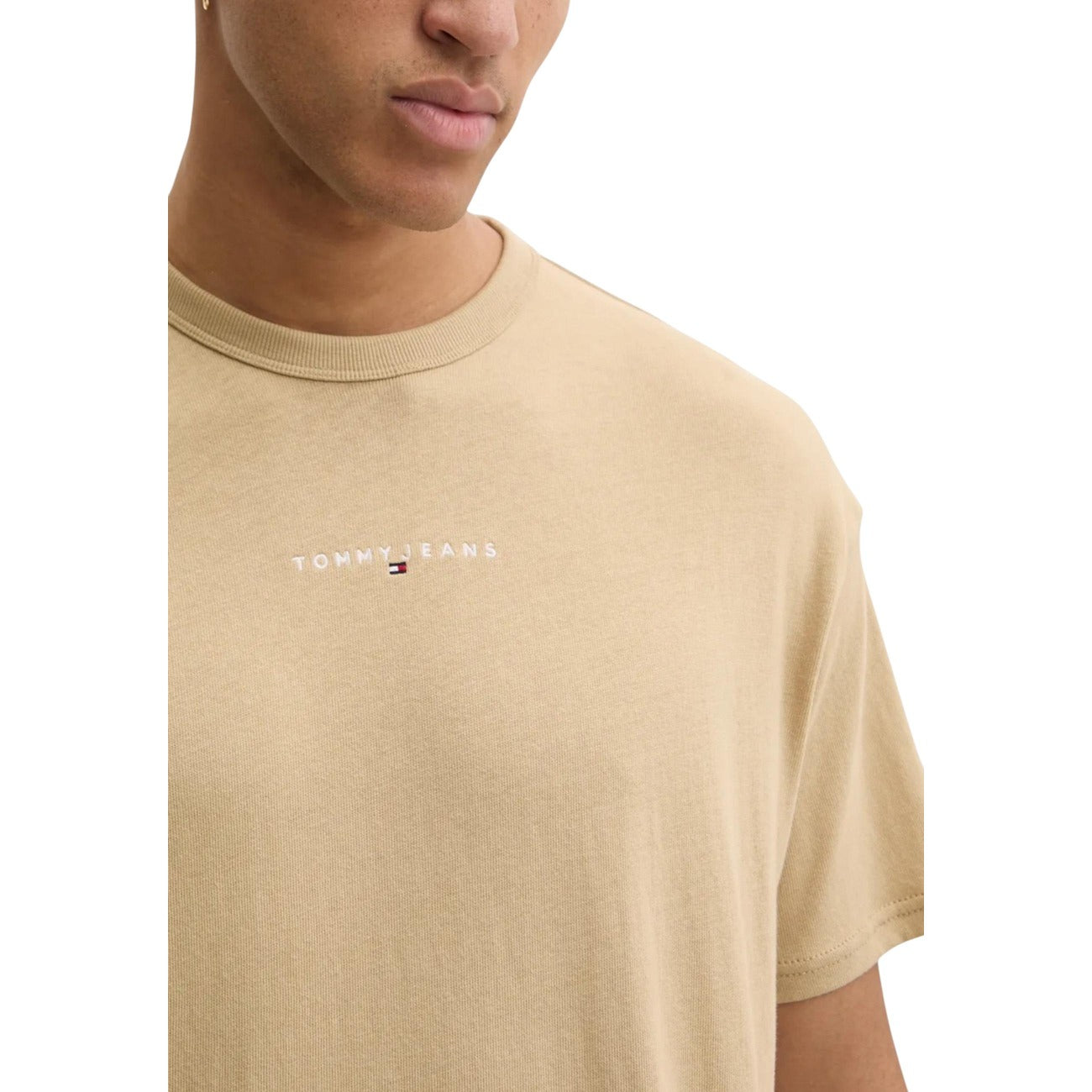 2448058 Tommy Hilfiger Jeans T-shirt Beige Uomo