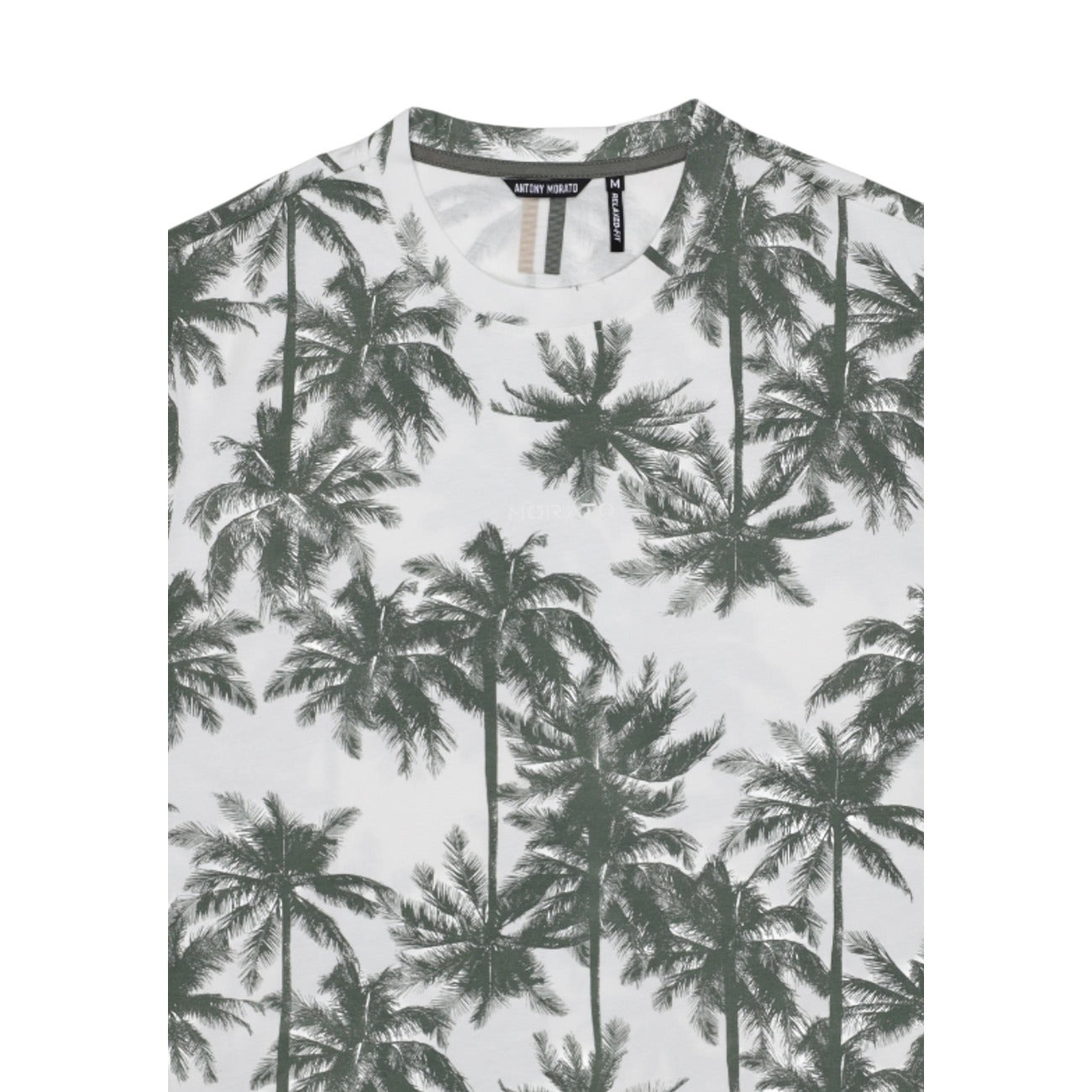 2451798 Antony Morato T-Shirt Verde Stampa 100% Cotone Uomo