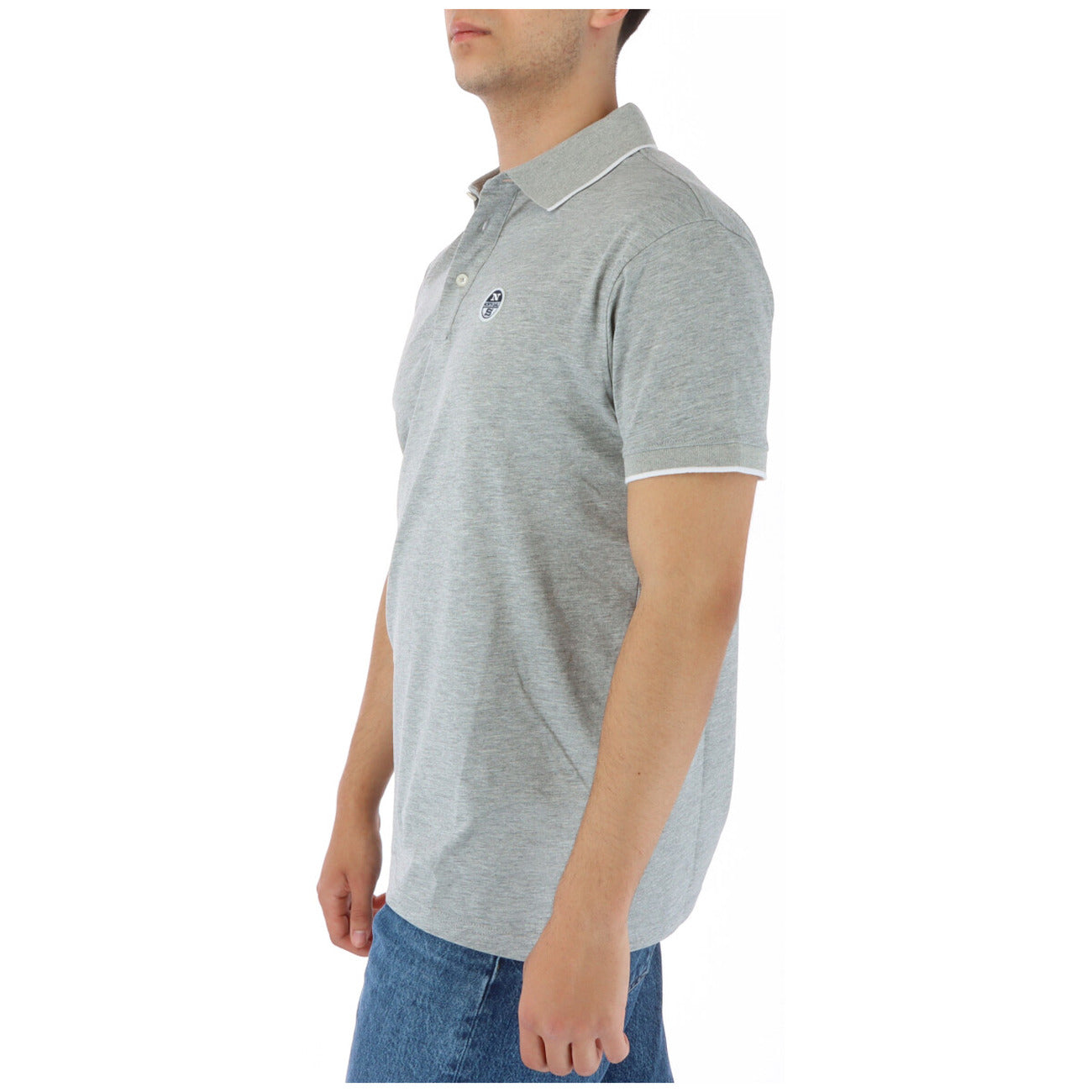 423861 North Sails Polo Grigia Uomo