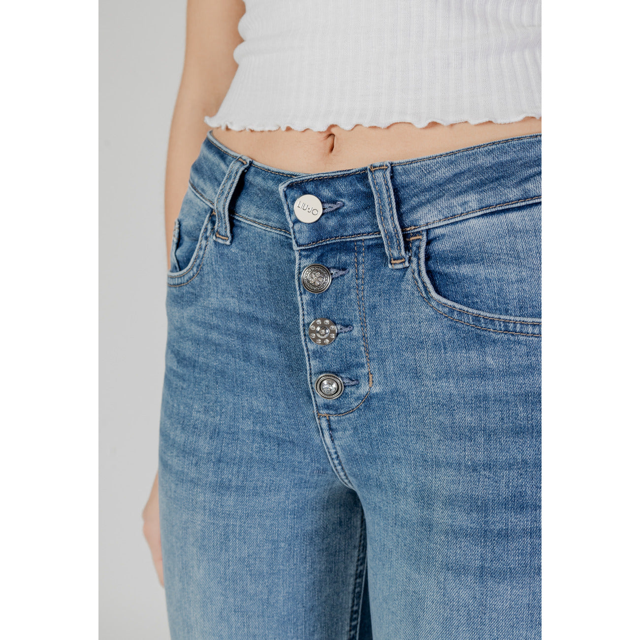482932 Liu Jo Jeans Blu Cotone Donna