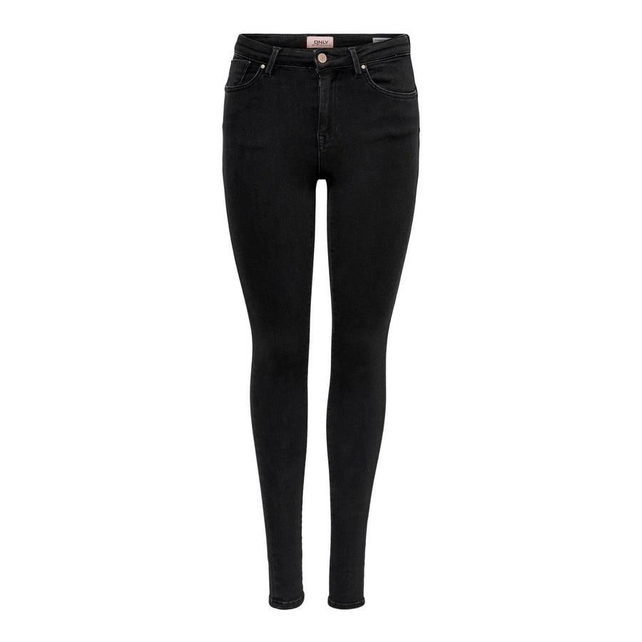 Royal High Waist Skinny Denim Jeans Black Jeans Donna
