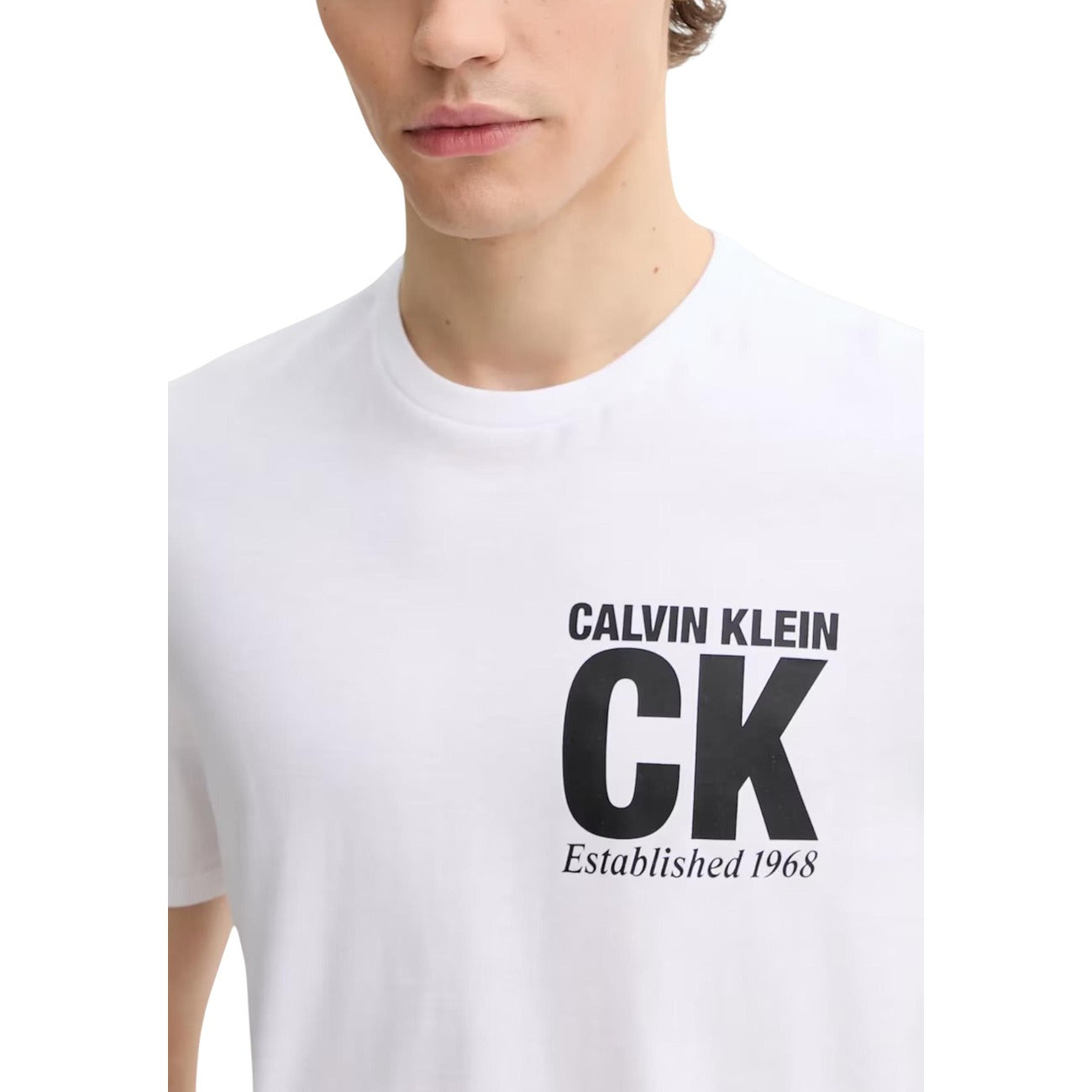 2447642 Calvin Klein T-shirt Bianca Uomo