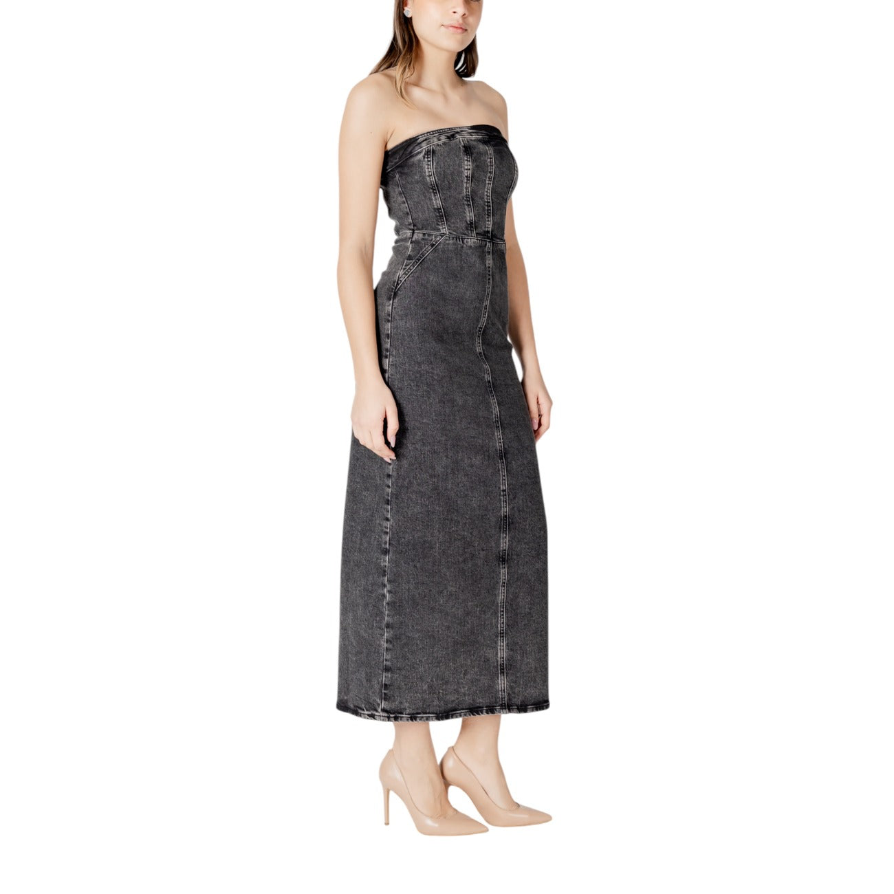 484323 Ichi Abito Nero Donna Primavera/Estate
