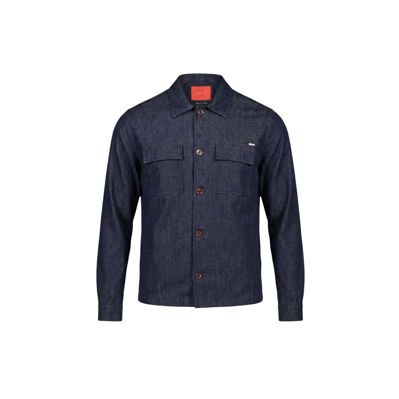 2455699 Gianni Lupo Camicia Blu Uomo
