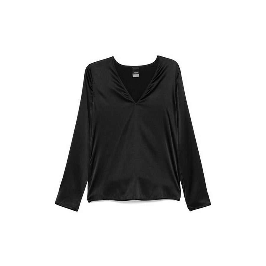 Blusa in Raso di Seta Stretch "Dancing"