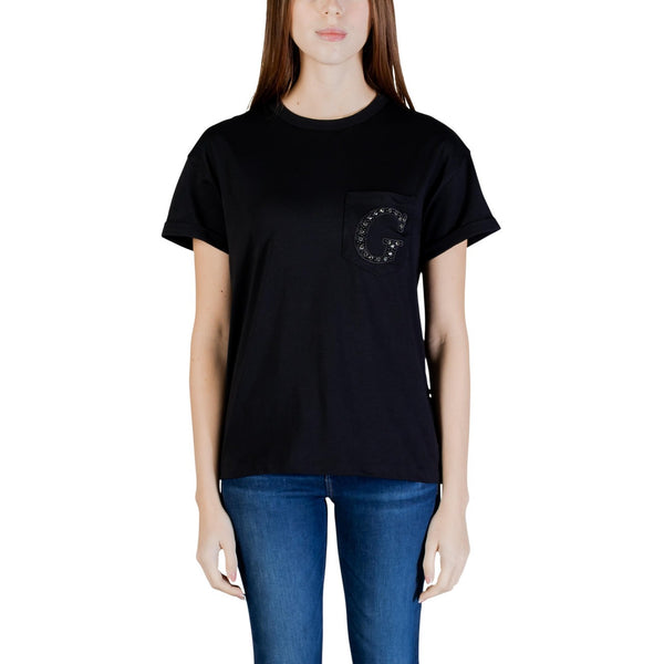 Pocket Rhinestone G T-Shirt Donna