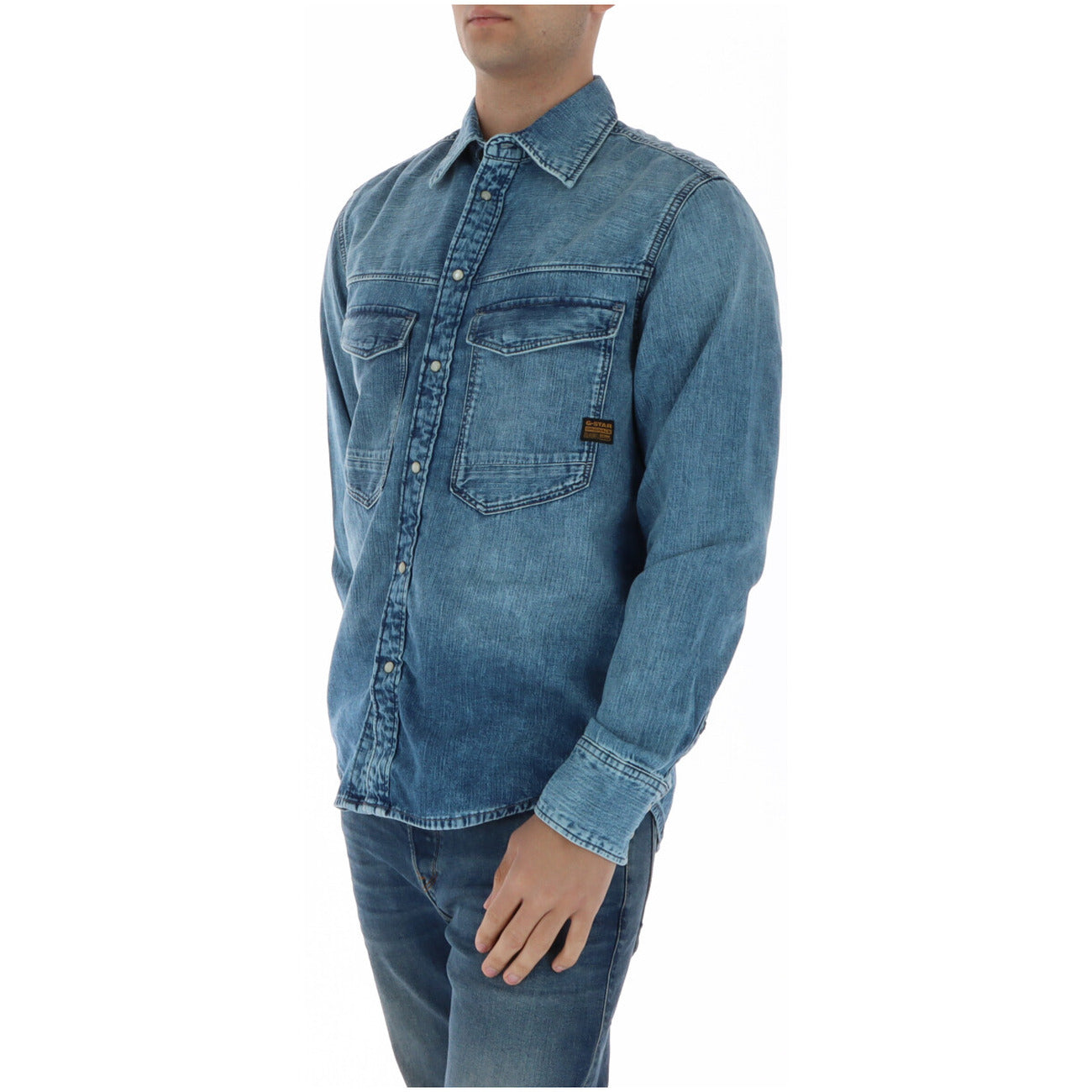 2456866 G-Star Camicia Blu Uomo