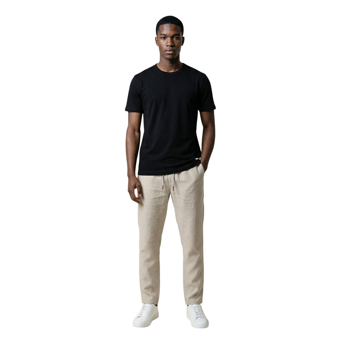 2455569 Gianni Lupo T-Shirt Nera Uomo