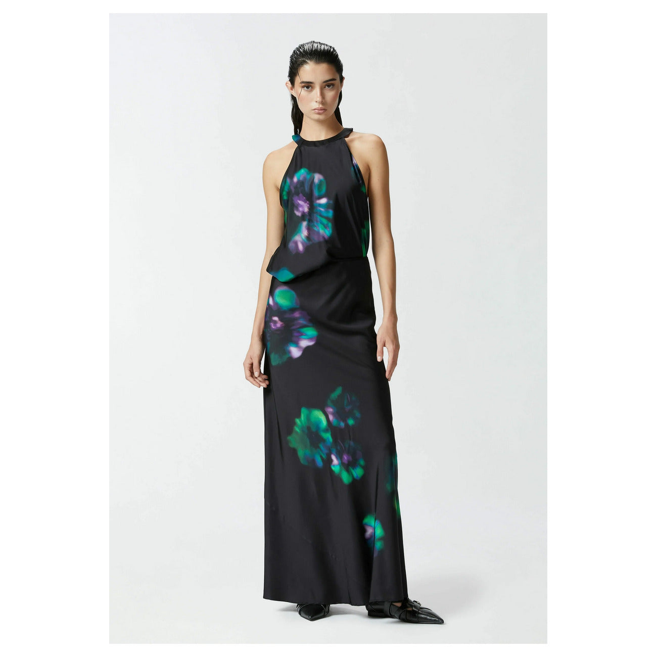 2438837 Pinko Gonna Nera Donna Viscosa 97% Elastan 3%