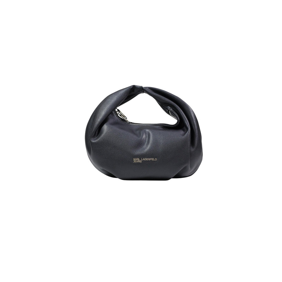 Borsa Hobo Piccola con Manico Intrecciato K/Kross Nero