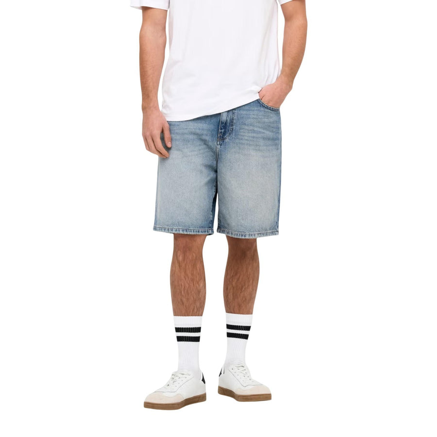 Bermuda Uomo nsedge Loose Fit Fade Denim Shorts 22039085