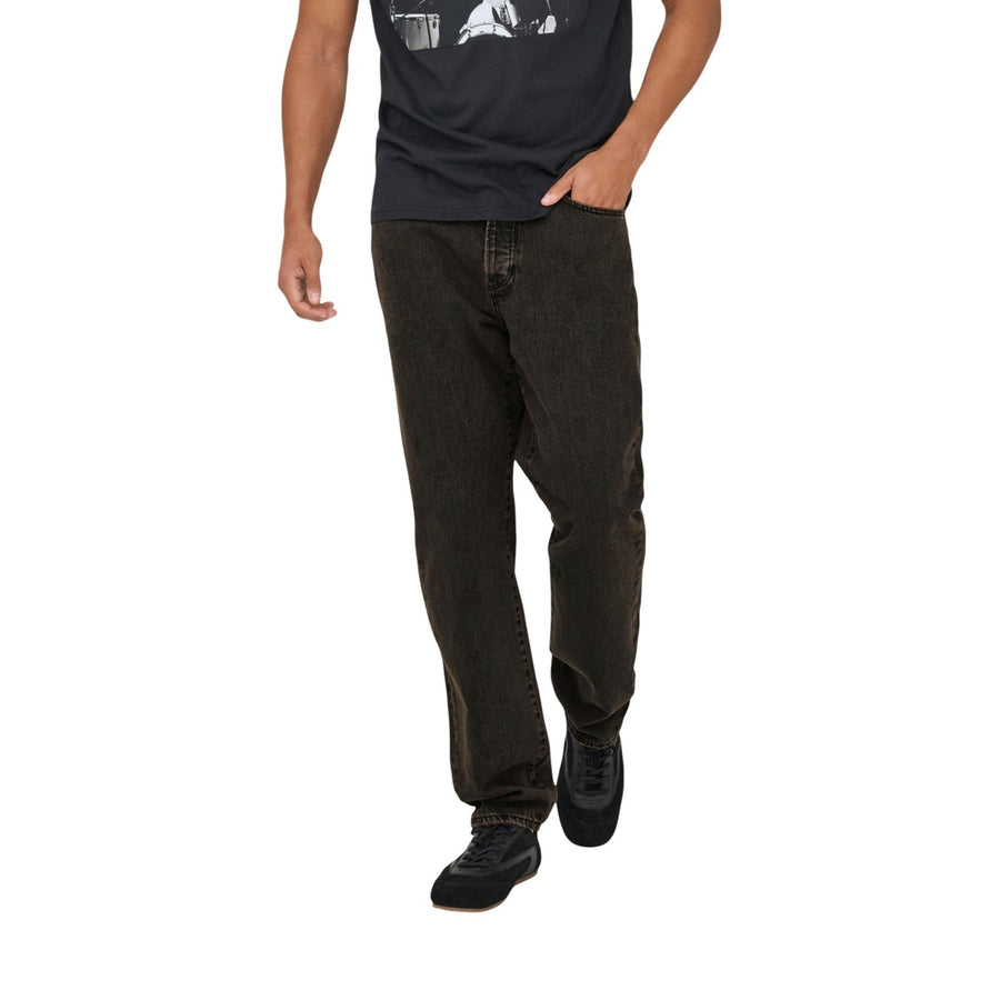 Onsedge Straight Brown 7462 Tainted Denim Jeans Uomo