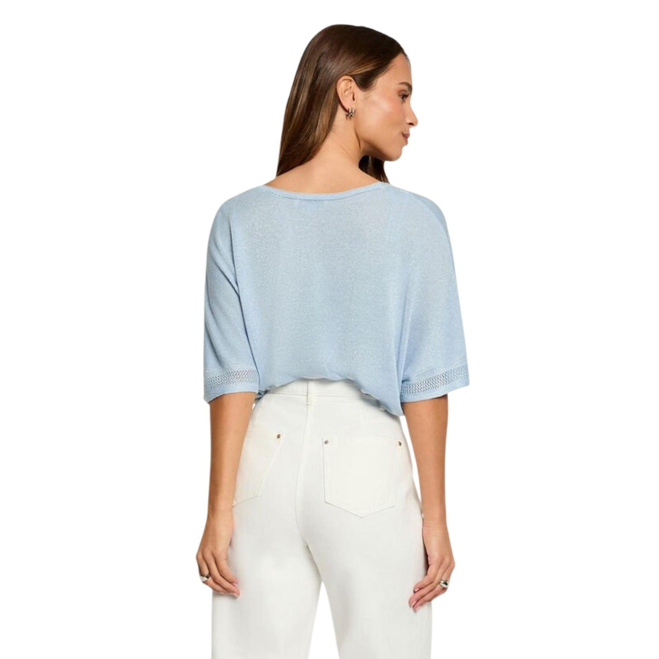 511320 Morgan De Toi Maglia Azzurra Donna Primavera/Estate
