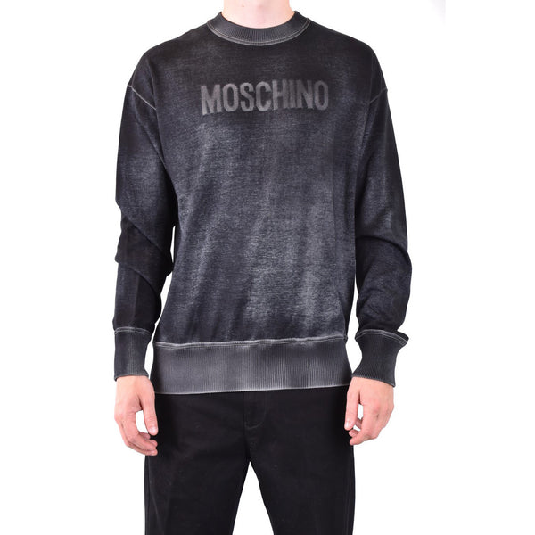 Felpa Con Stampa Effetto Lavato Moschino Couture