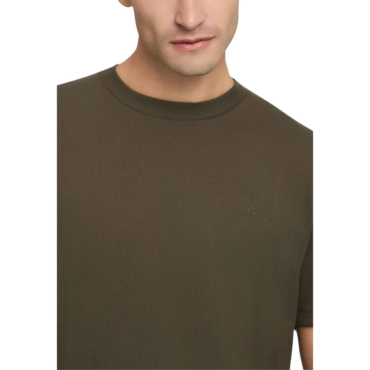 2451725 Replay T-Shirt Verde 100% Cotone Uomo