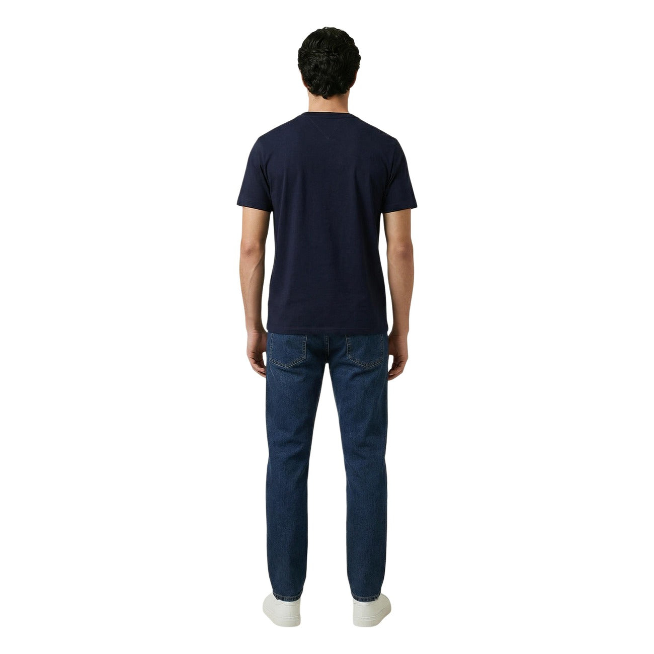 2457458 Tommy Hilfiger Jeans T-Shirt Blu Stampa Uomo