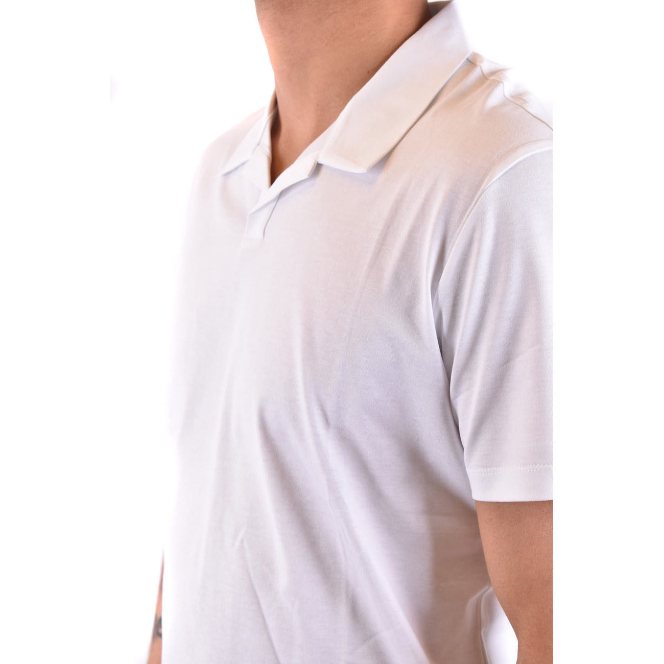 2429389 Dondup Polo Bianco Uomo
