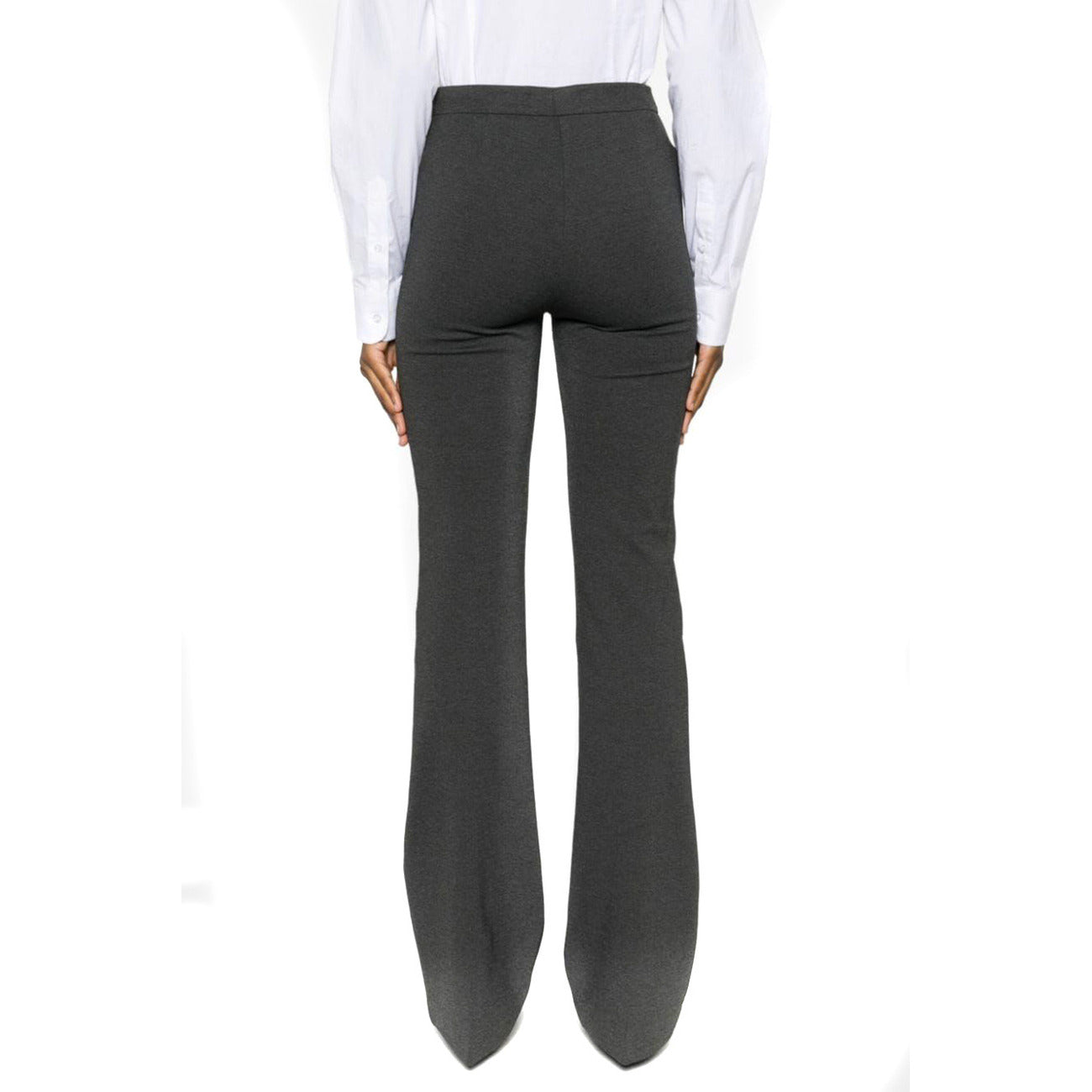 2425095 Pinko Pantaloni Grigi Donna Viscosa 67% Nylon 28% Elastan 5%